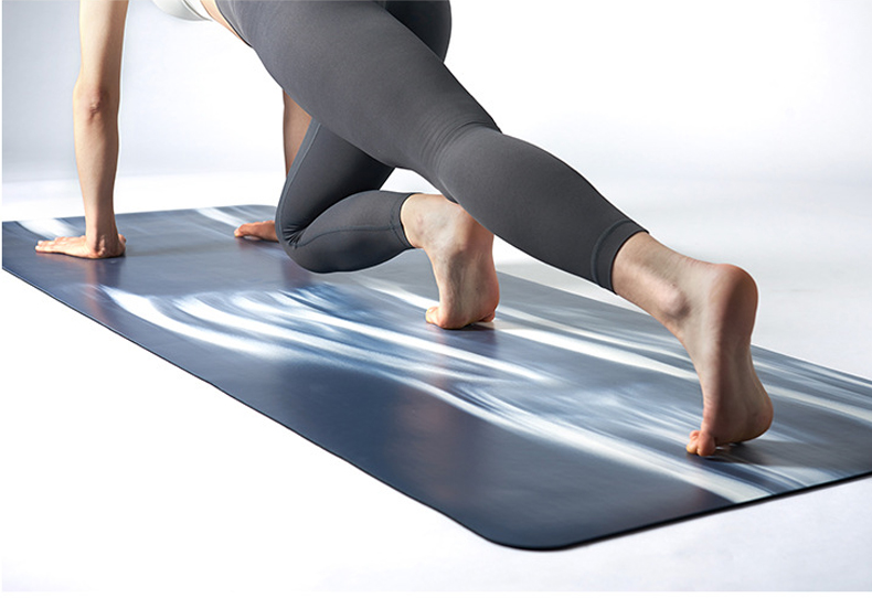 I-Eco Friendly Anti Slip Naturer Rubber PU Yoga Mat (2)