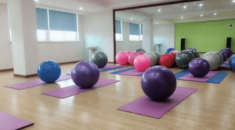 Yoga balls take you to fitness4